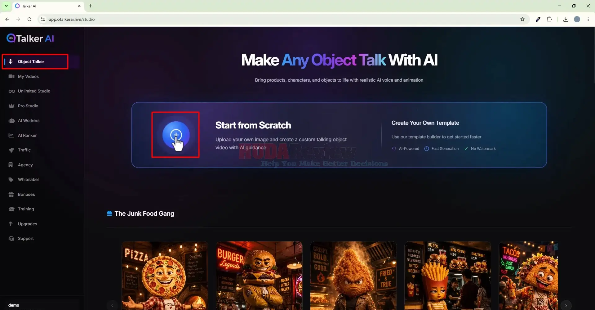 OTalker-AI-Demo-7-start