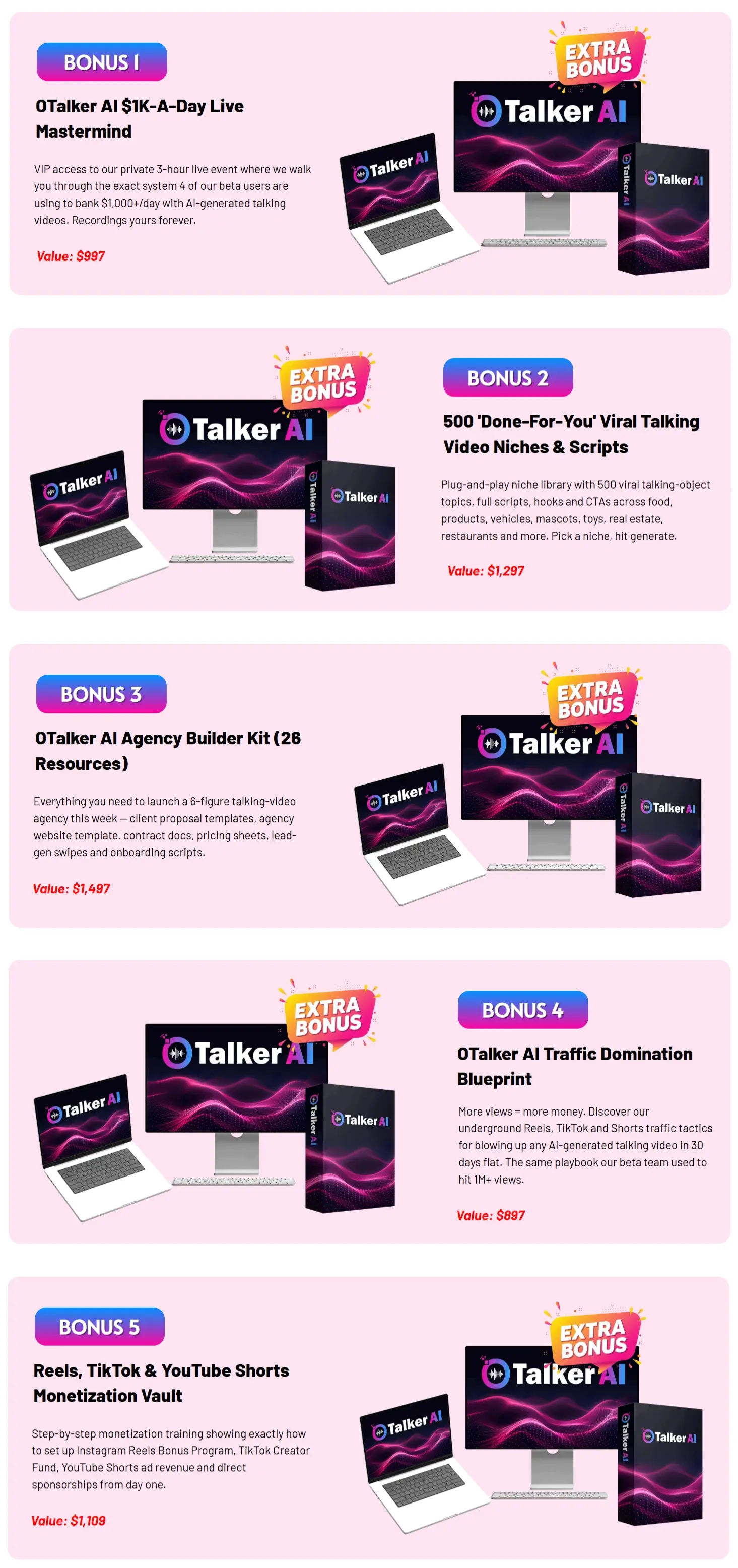 OTalker-Bonuses