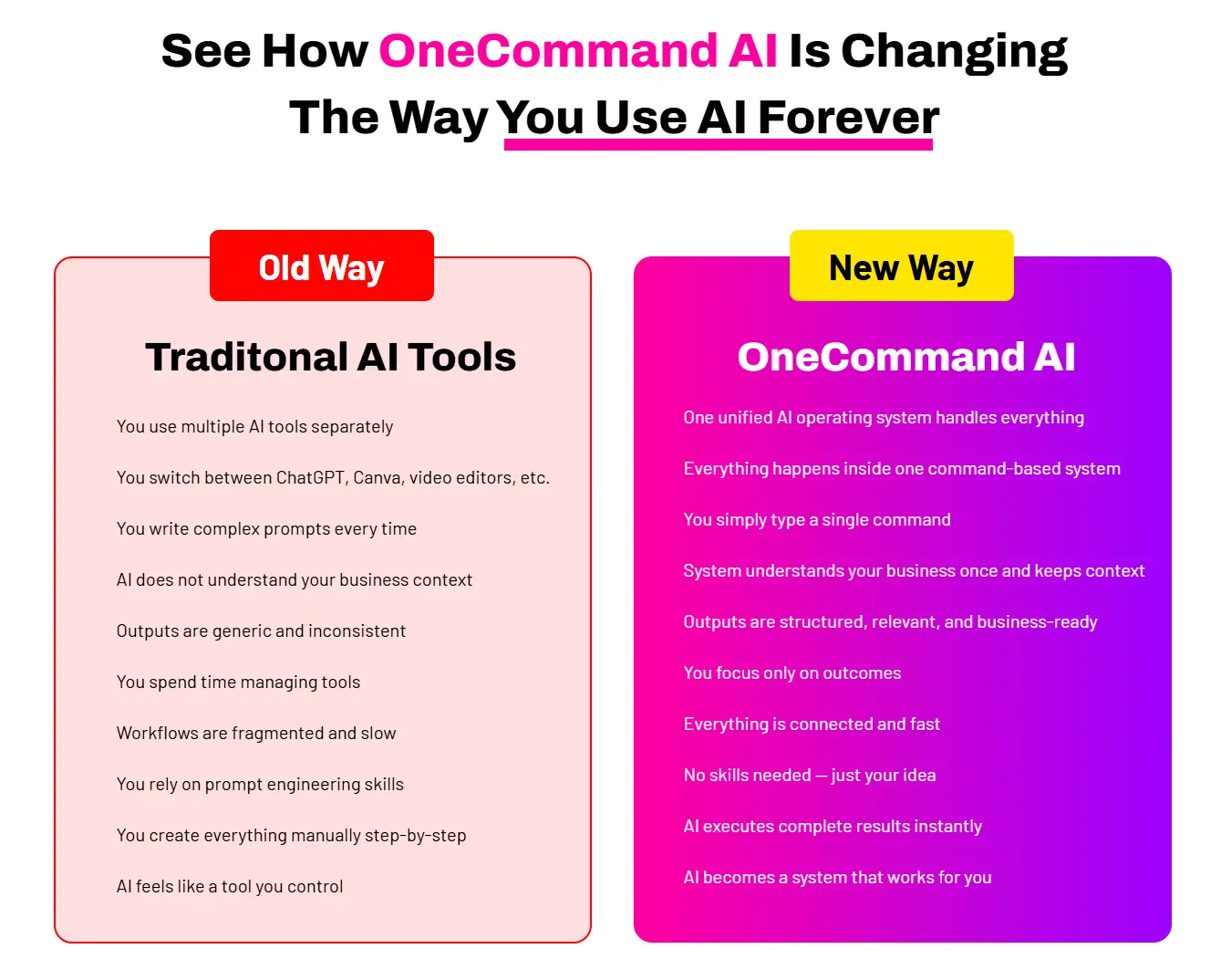 OneCommand-AI-Review-Ways