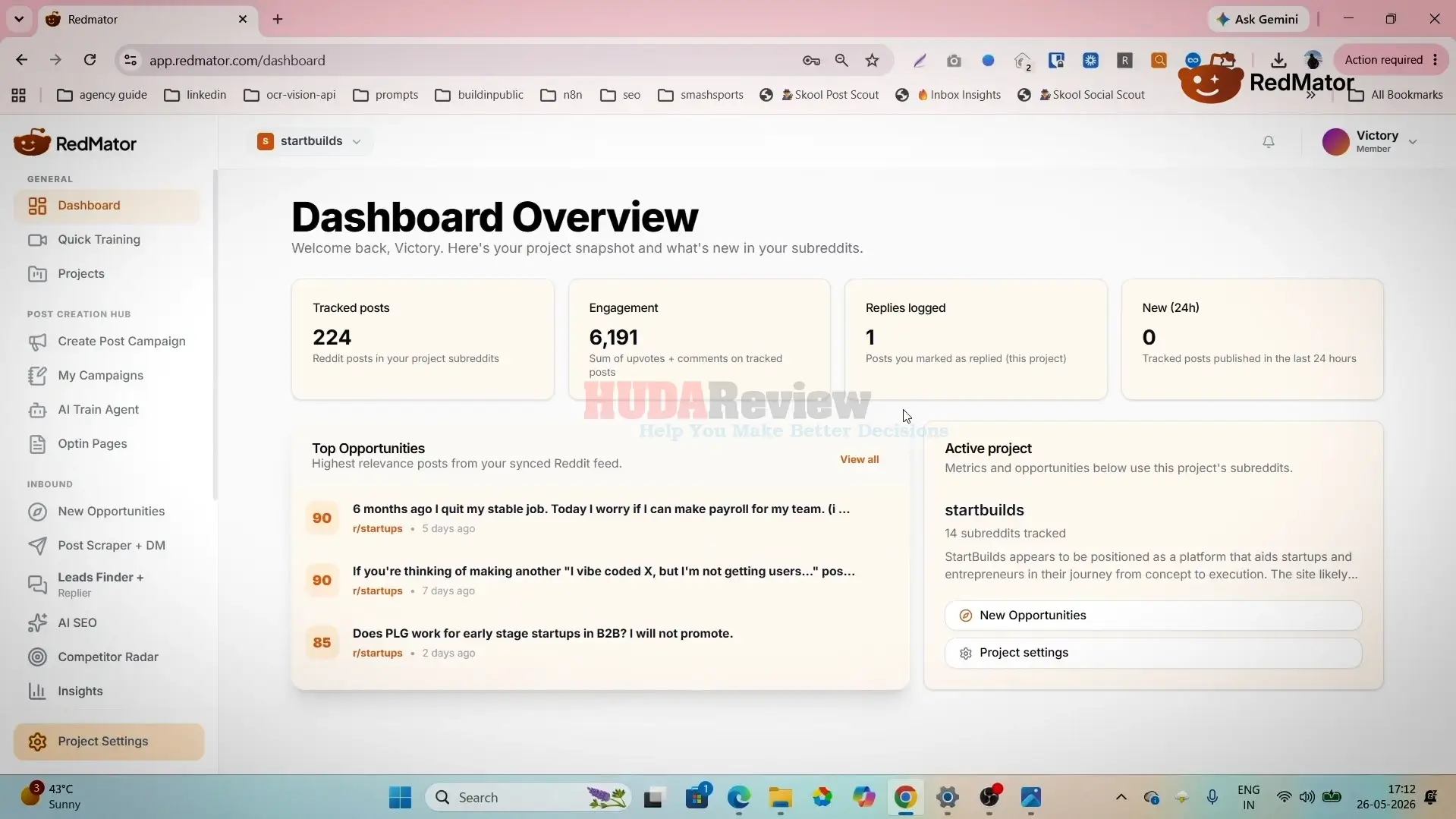 Redmator-Demo-1-Dashboard
