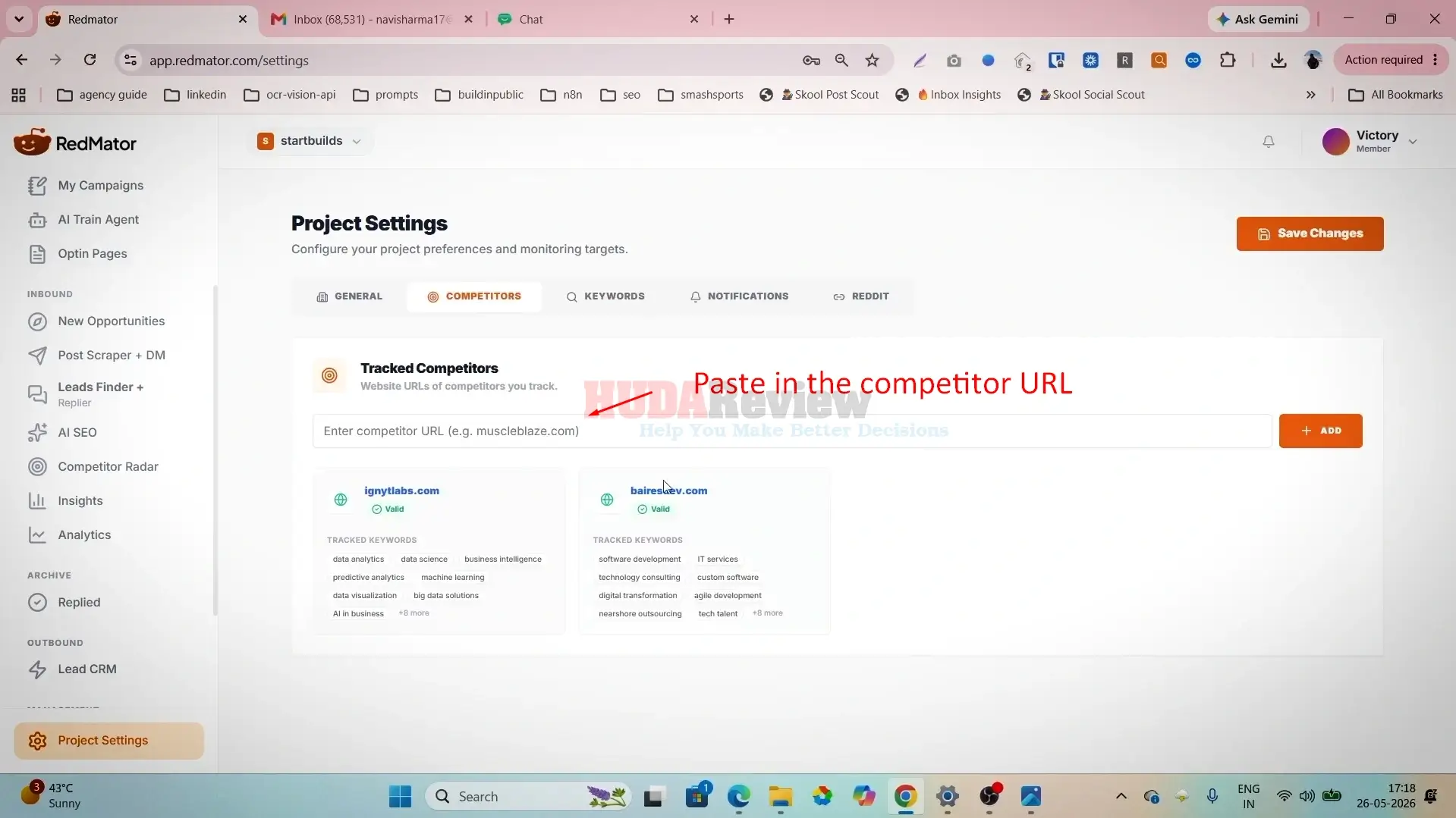 Redmator-Demo-5-URL