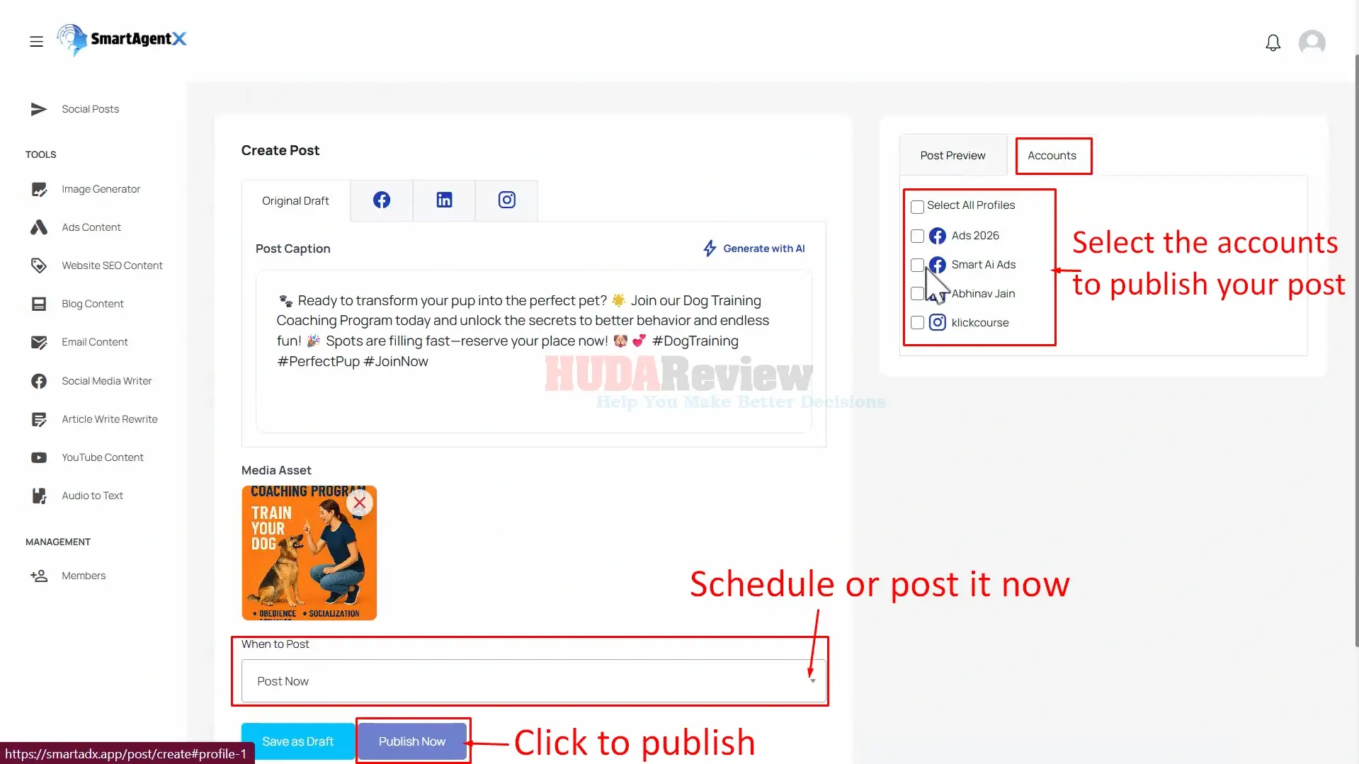 SmartAgentX-Demo-10-Schedule