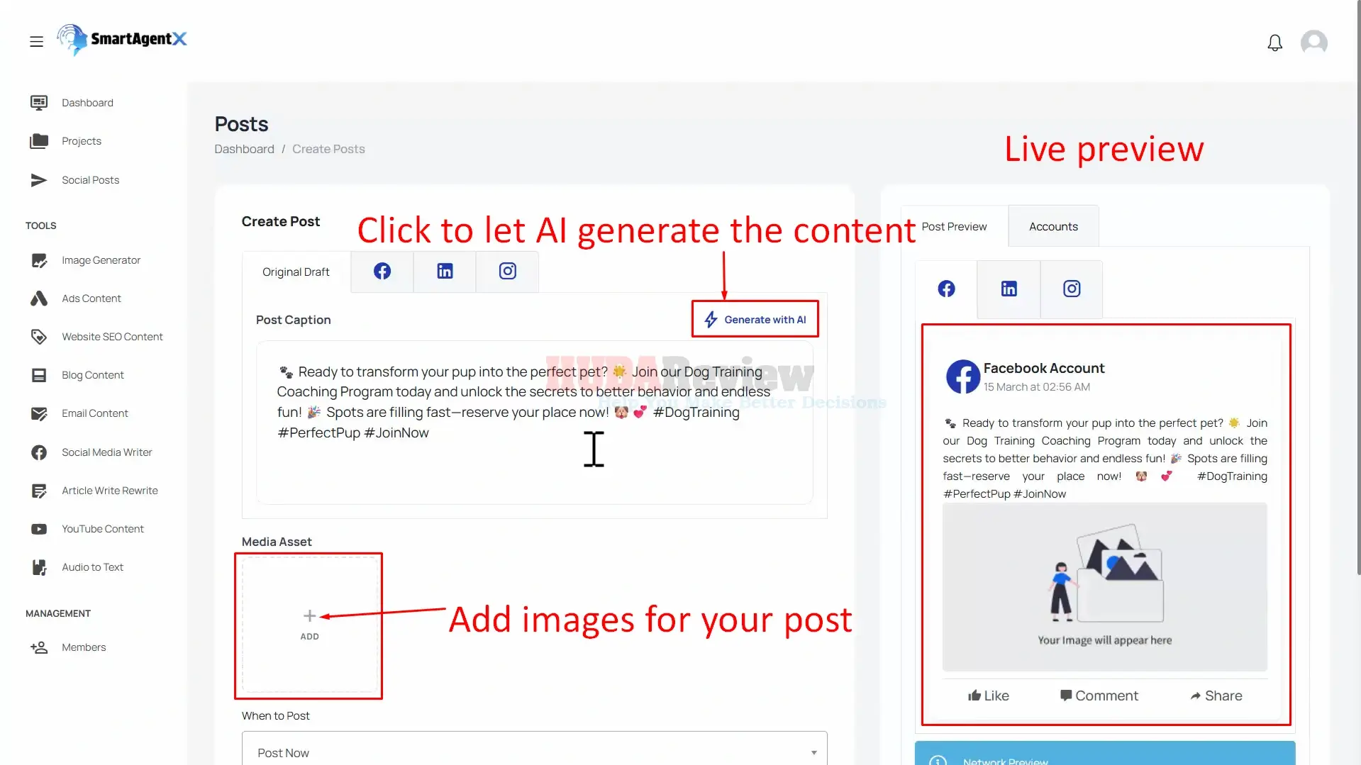 SmartAgentX-Demo-7-Post