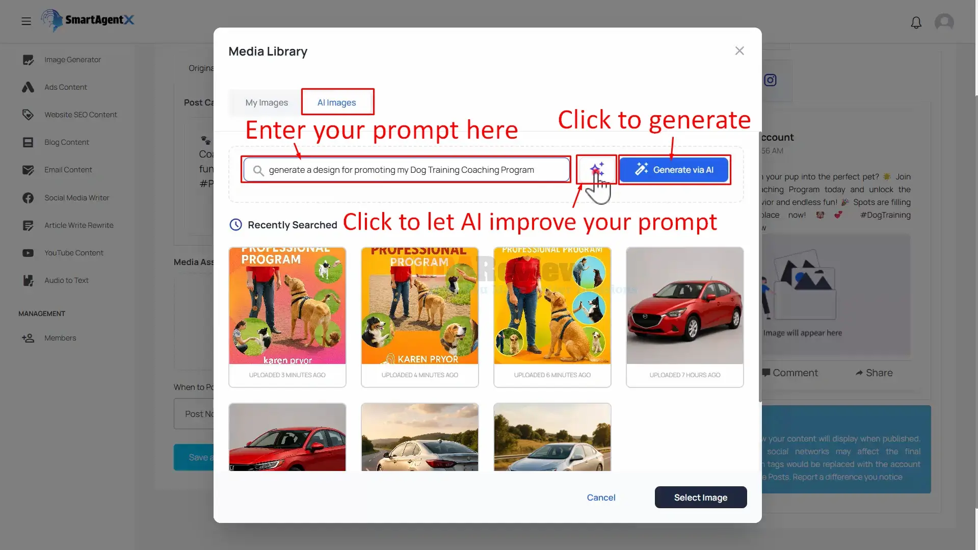 SmartAgentX-Demo-8-Prompt