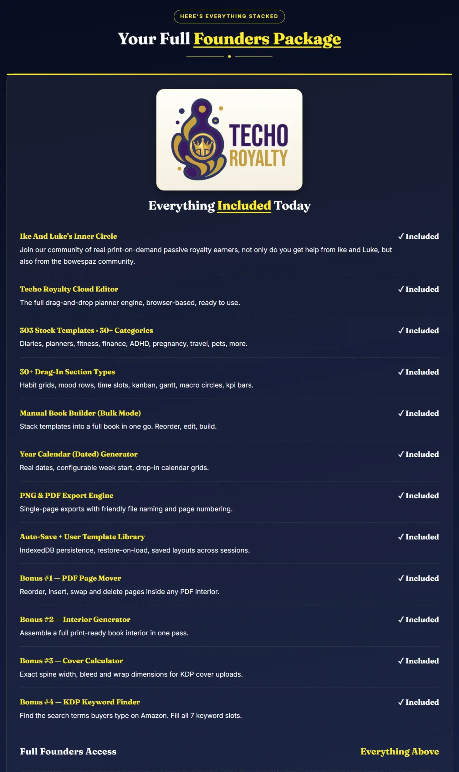 Techo-Royalty-Recap