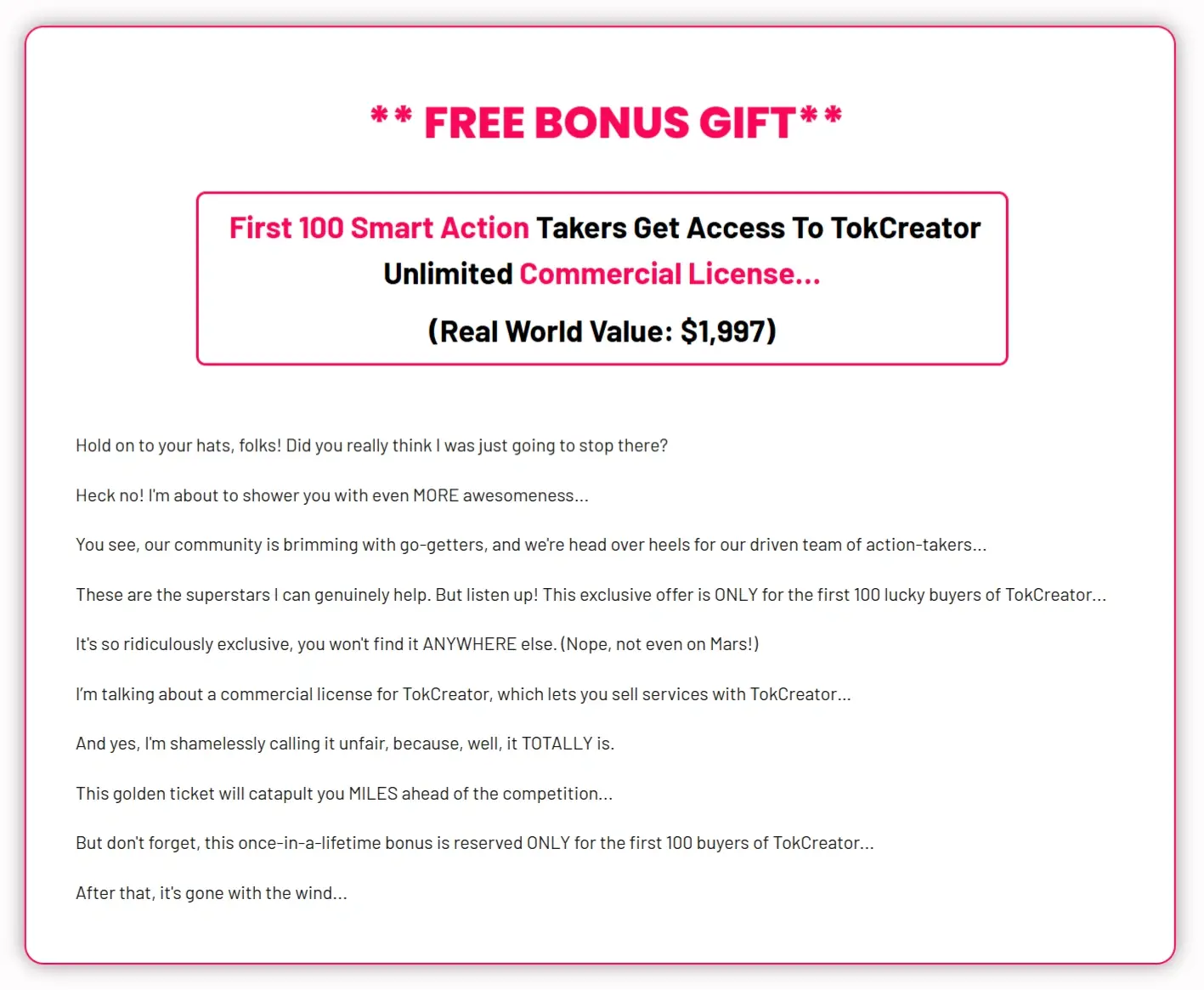 TokCreator-Bonus