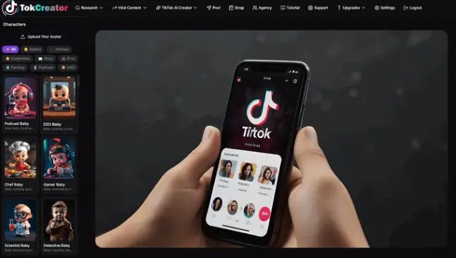 TokCreator-Feature-6-Domination