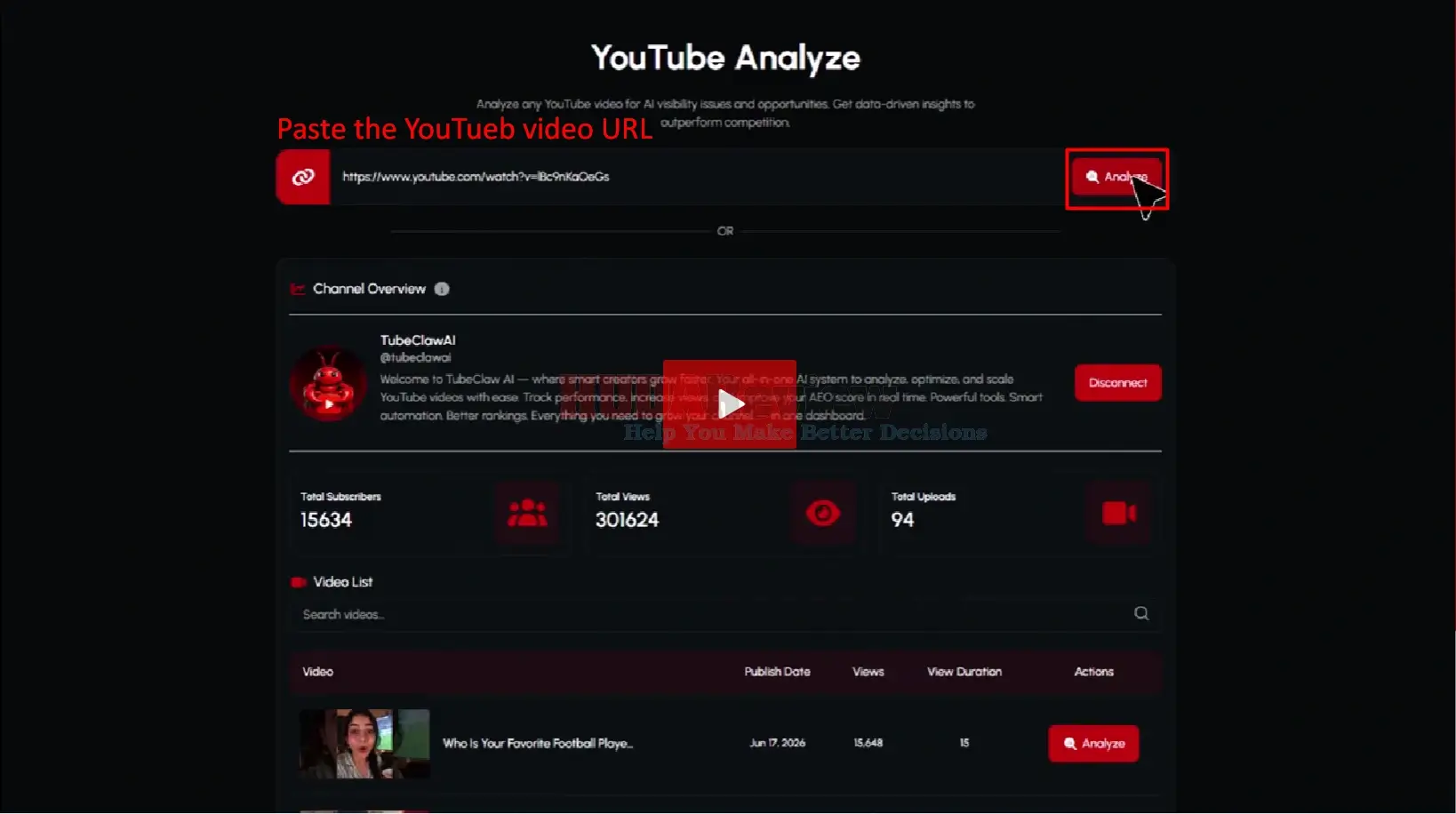 Tube-Claw-AI-Demo-21-URL