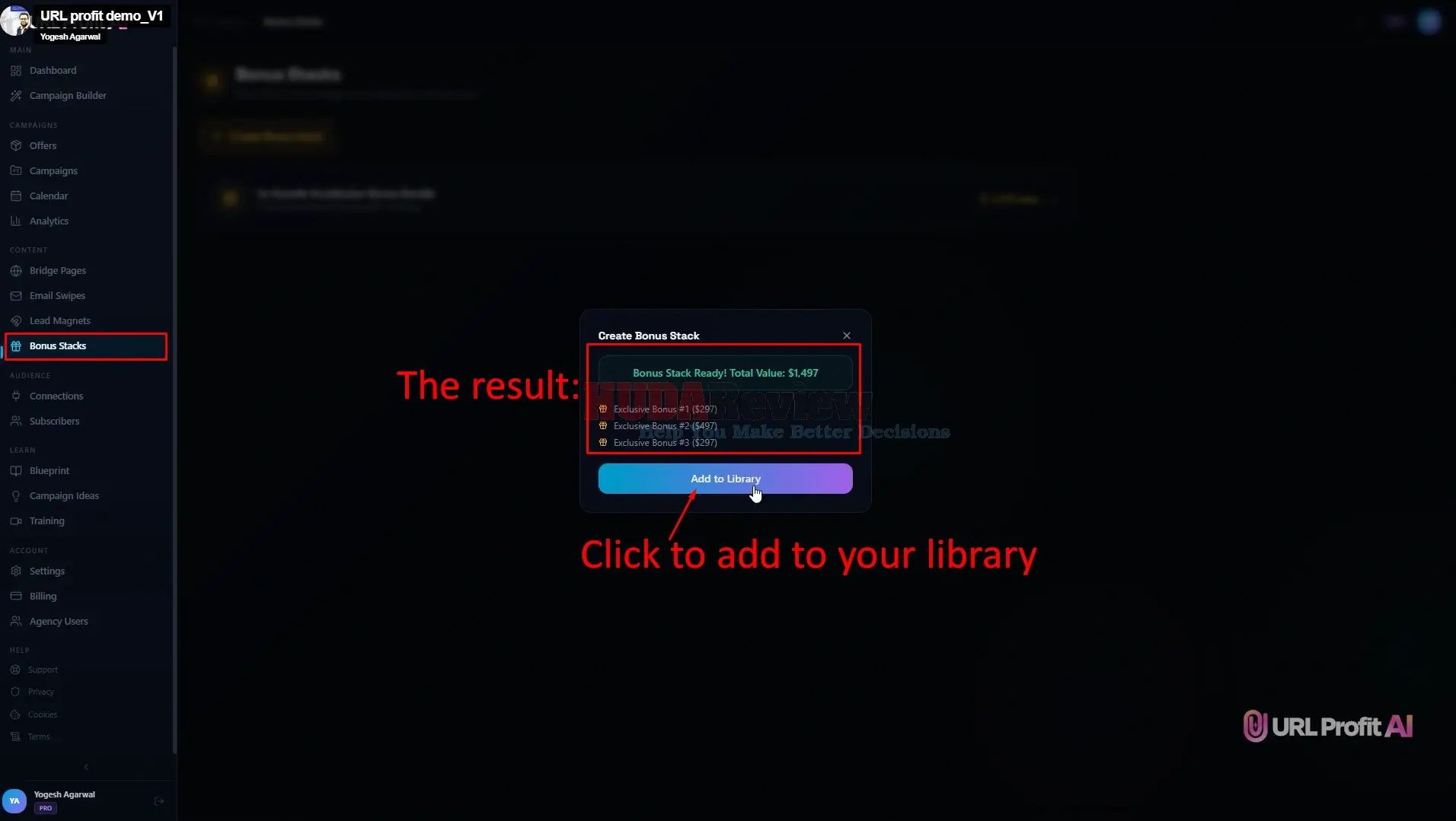 URL-Profit-AI-Demo-18-library