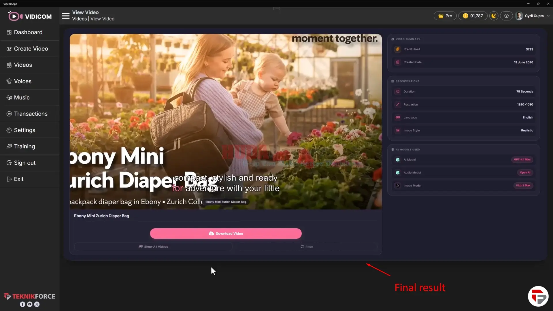 Vidicom-Demo-12-result