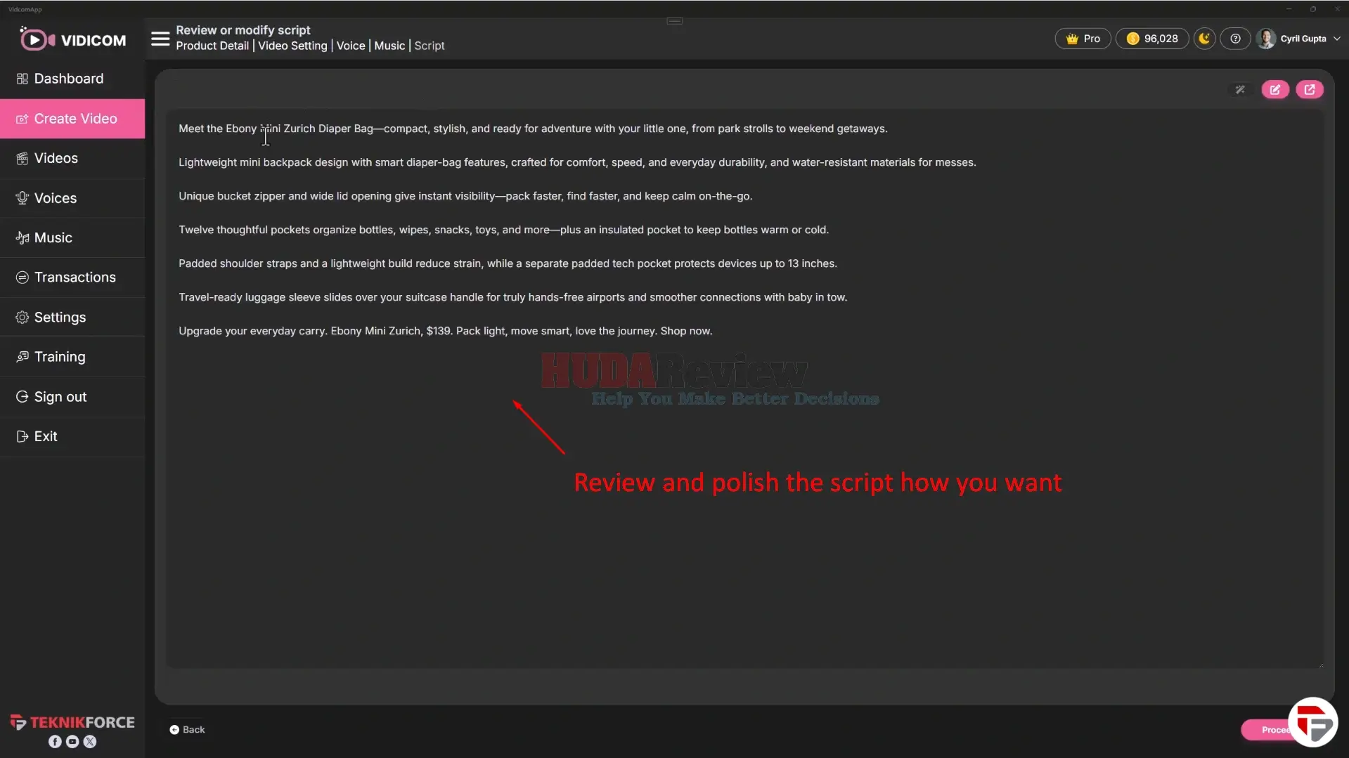 Vidicom-Demo-8-script