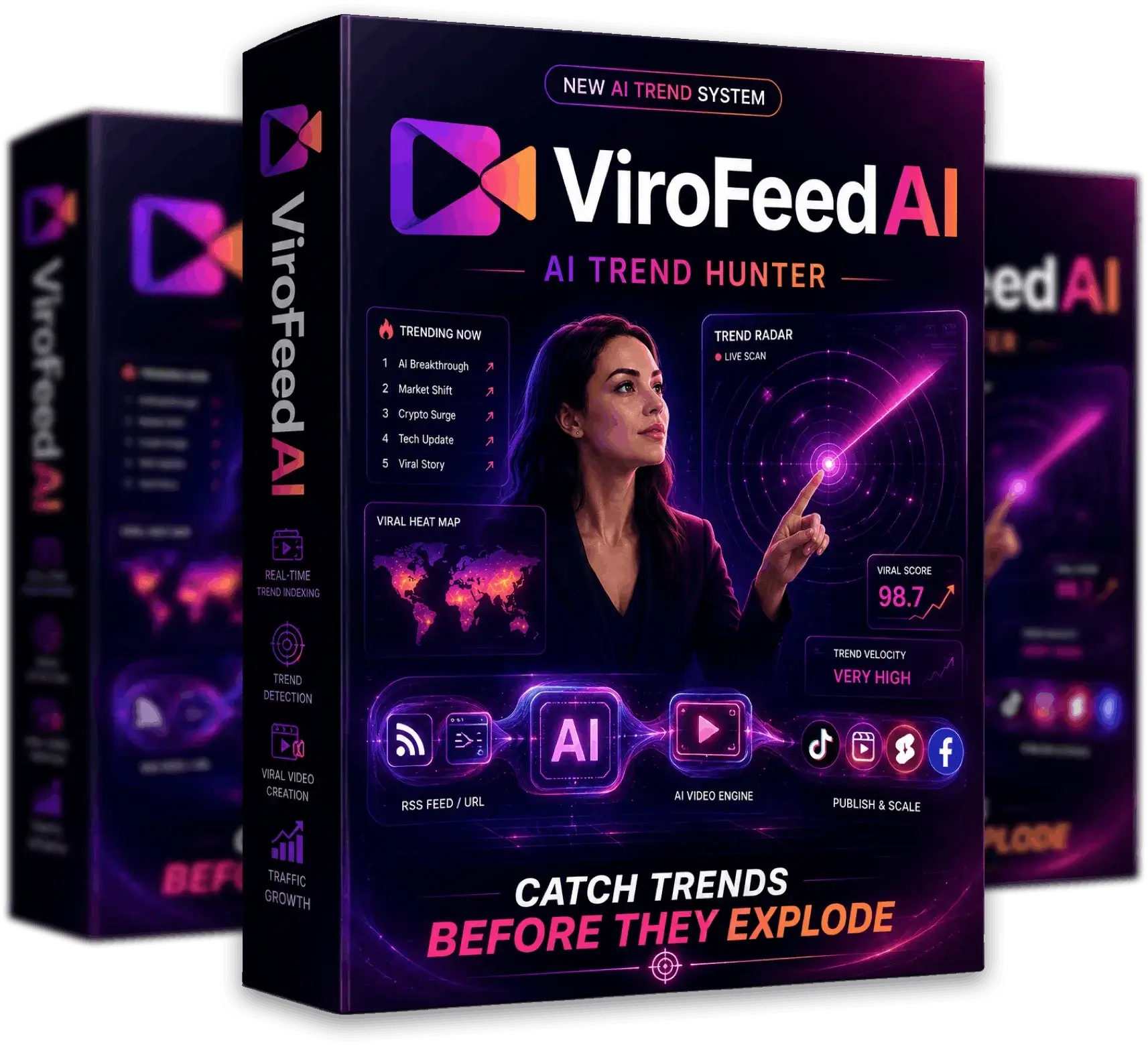 ViroFeed-AI-Review-Box