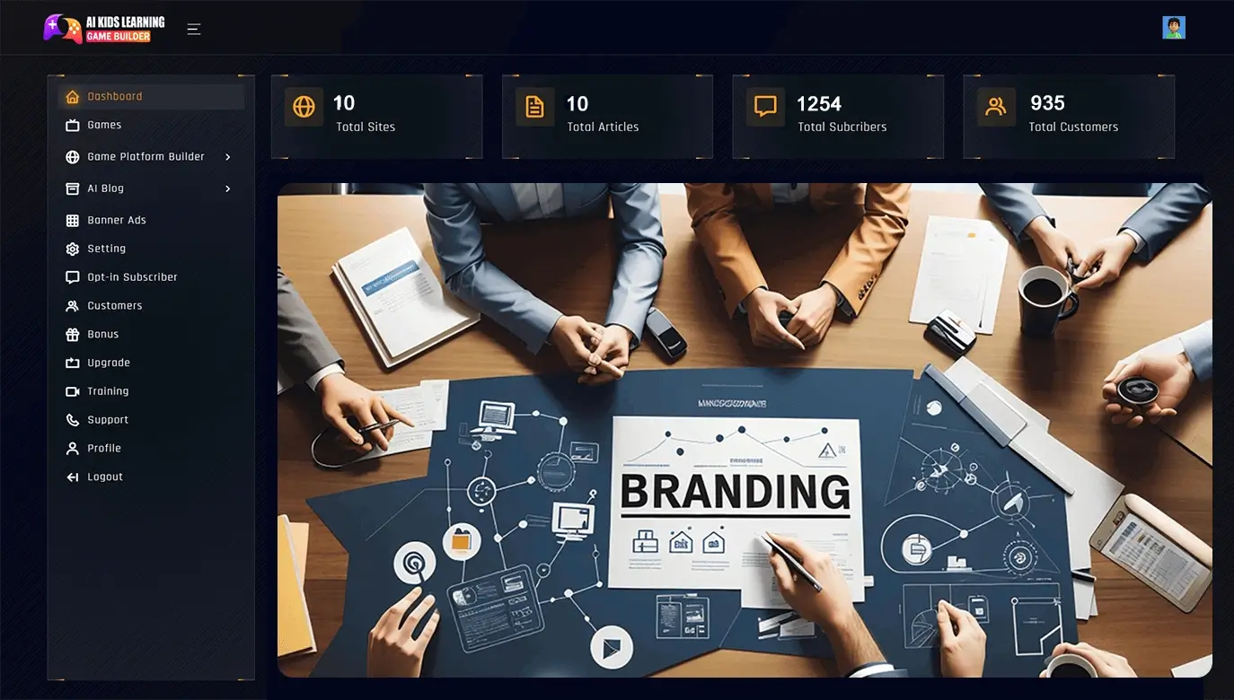 AI-Kids-Learning-Game-Builder-Feature-3-Branding