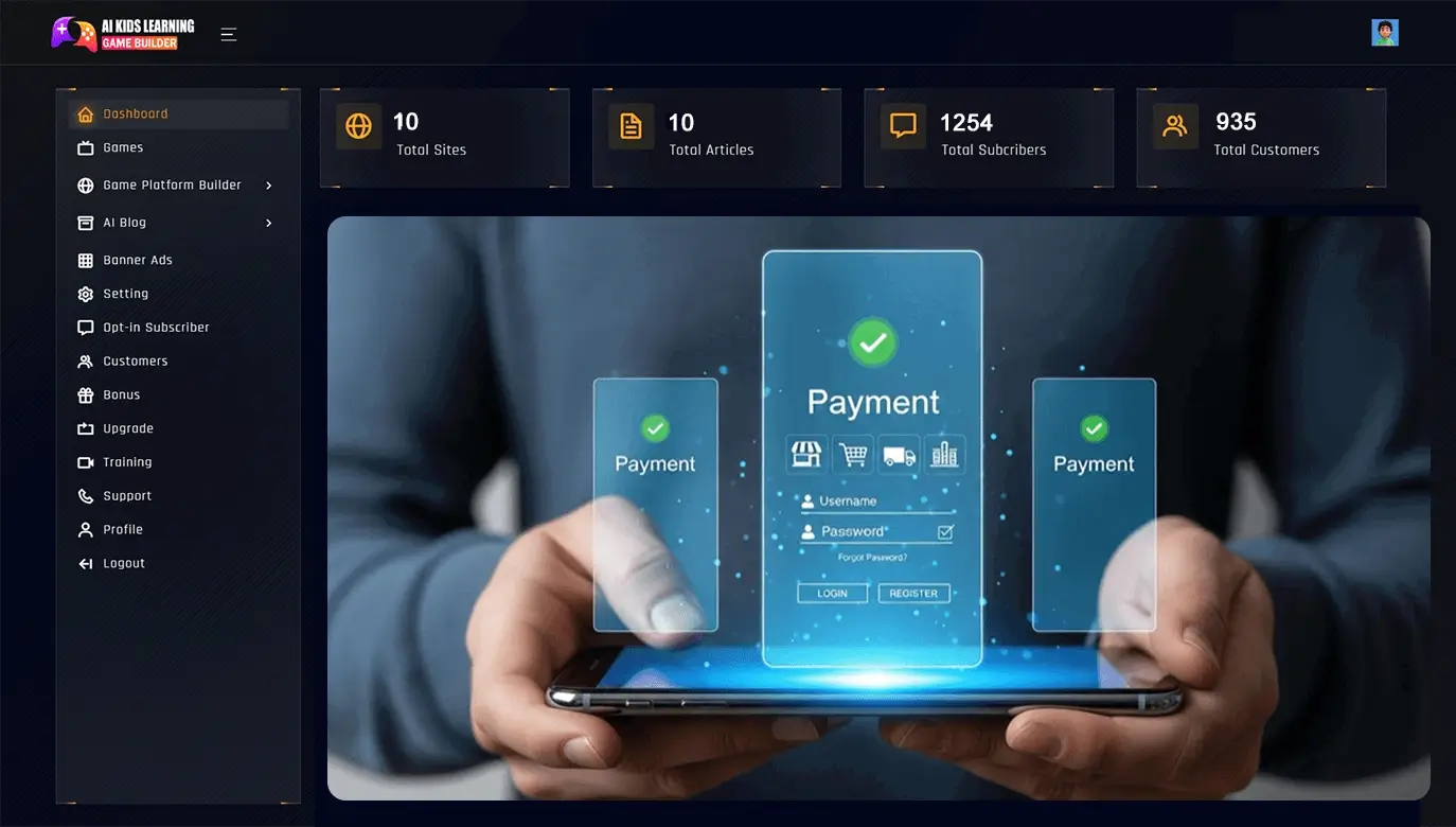 AI-Kids-Learning-Game-Builder-Feature-4-Payment