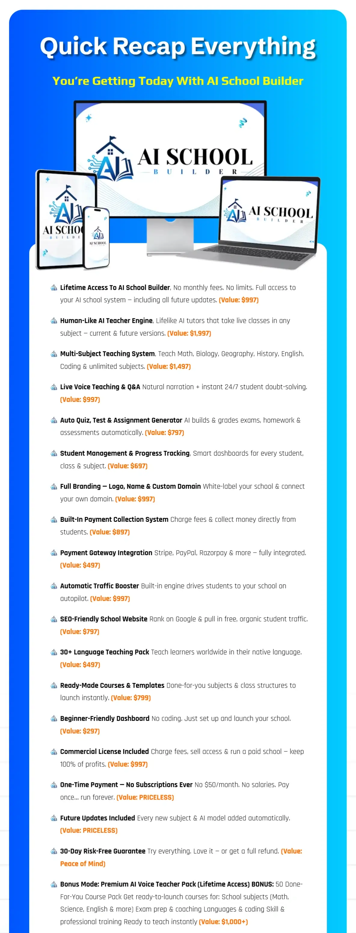 AI-School-Builder-Recap