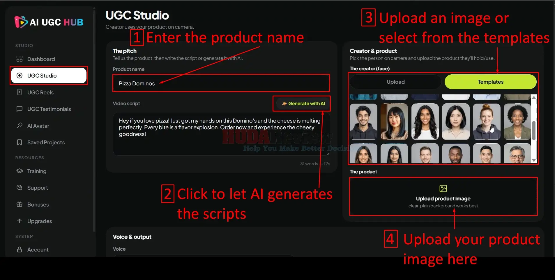AI-UCG-Hub-Demo-3-ugc-studio