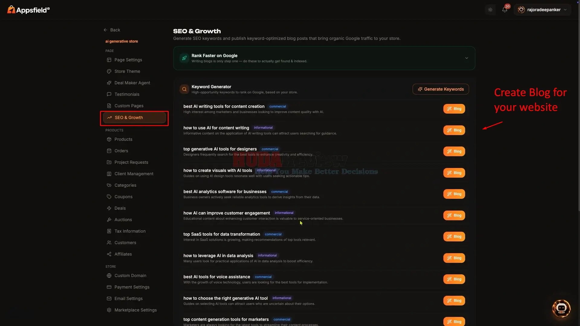 AppsfieldAI-Demo-14-SEO