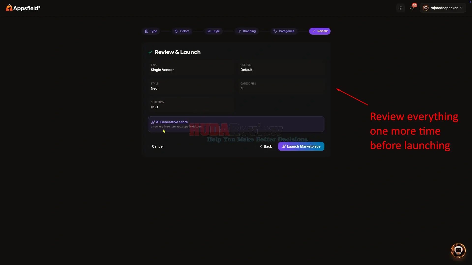 AppsfieldAI-Demo-8-settings