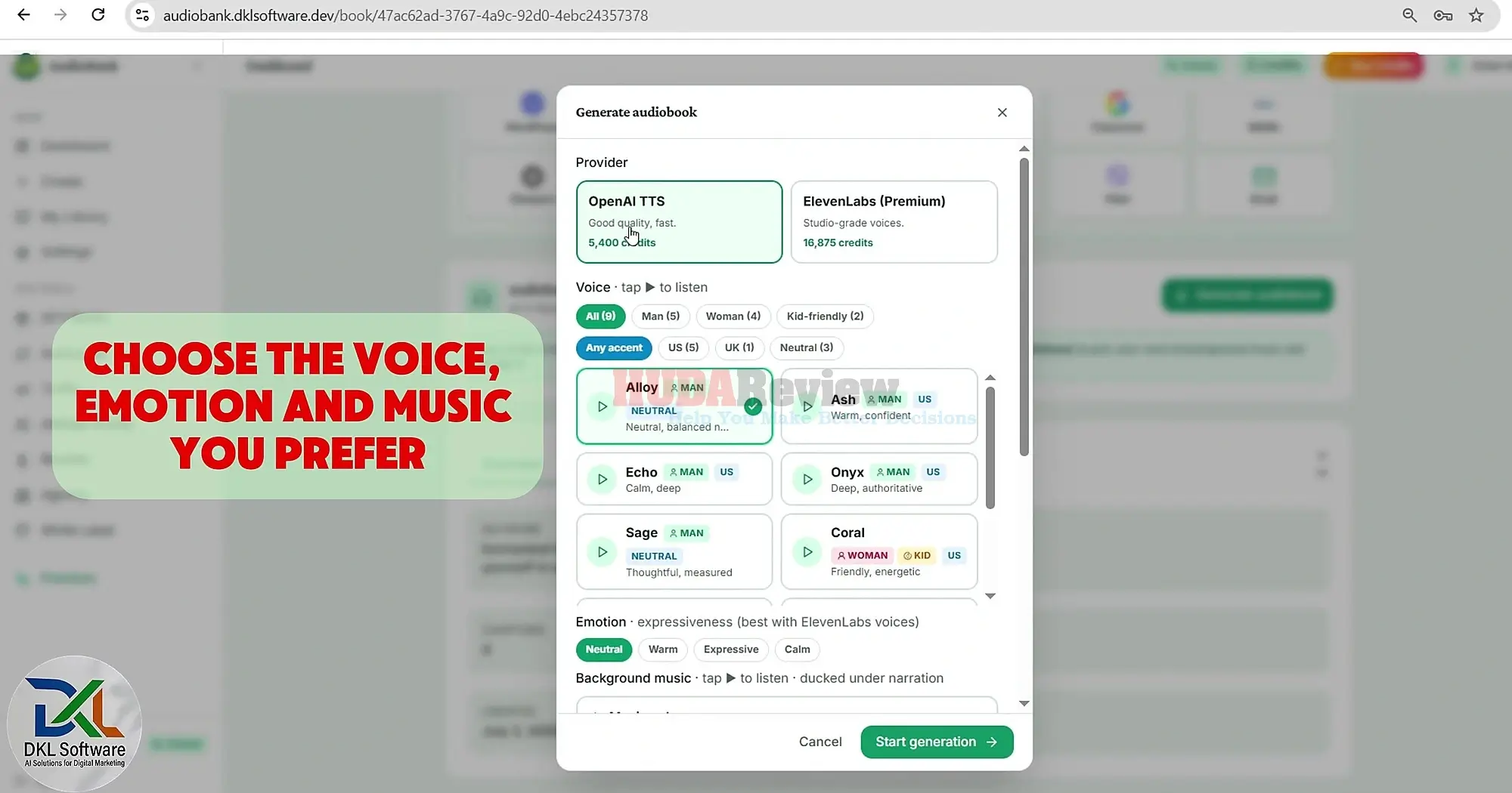 AudioBank-Demo-11-Provider