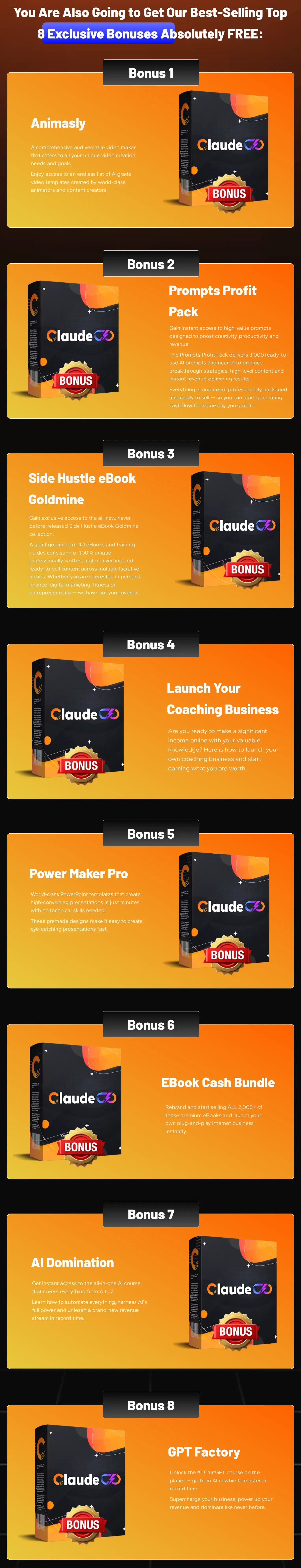 ClaudeGO-Bonuses