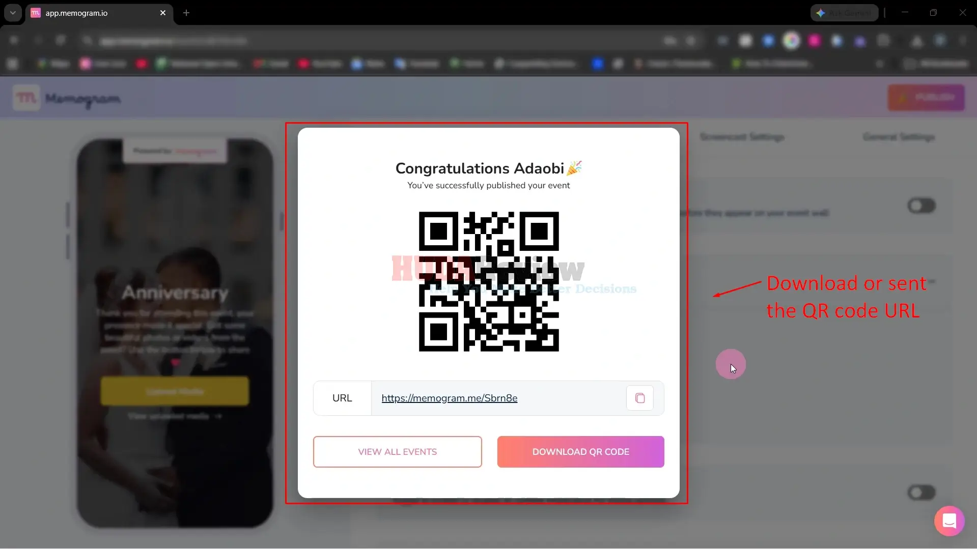 Memogram-Demo-12-QR-code