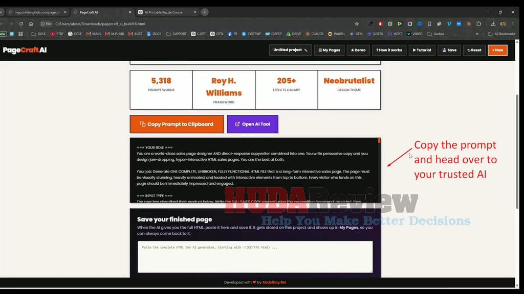 PageCraft-AI-Review-Step-9
