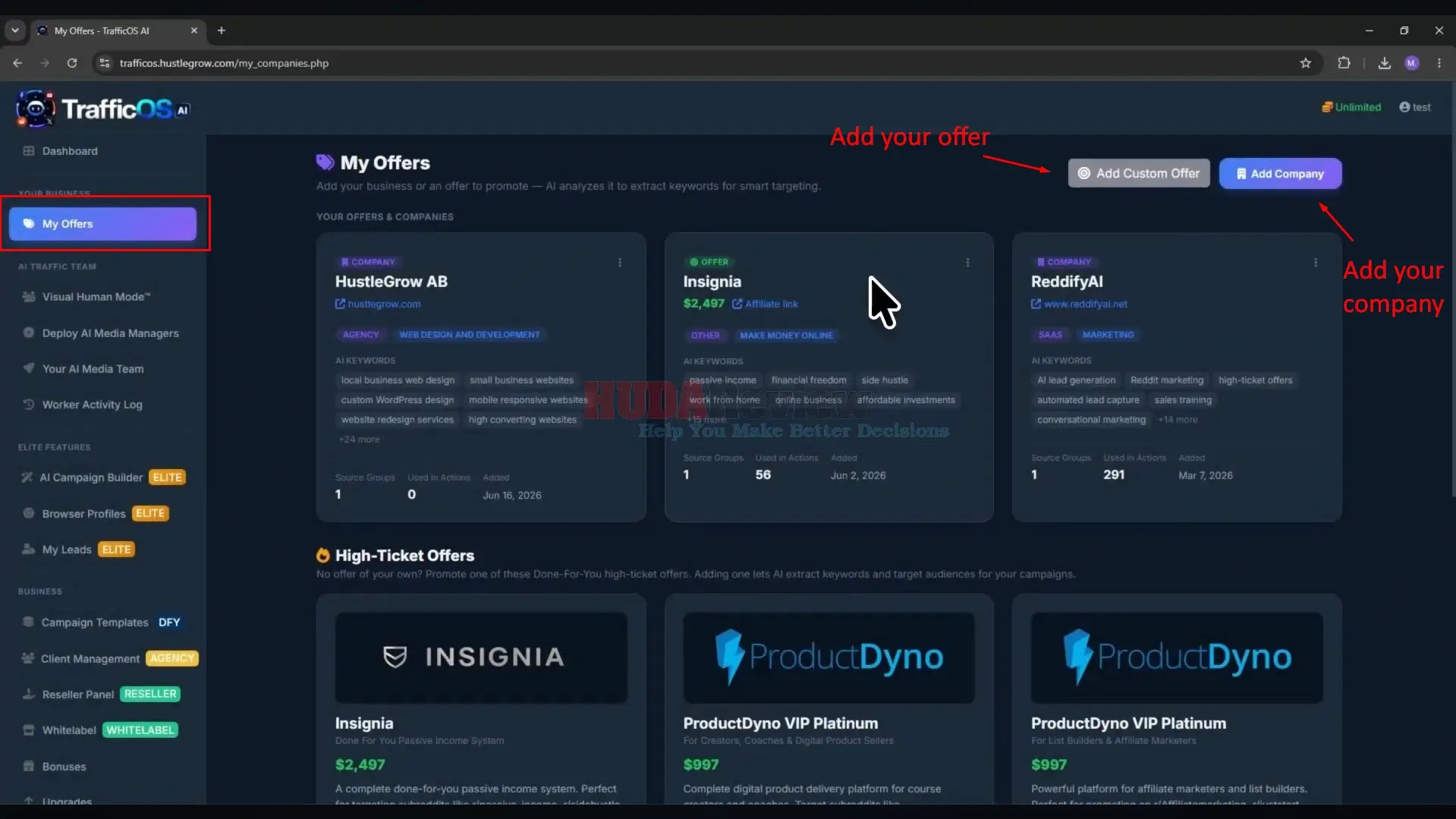 TrafficOS-AI-Demo-2-My-Offers