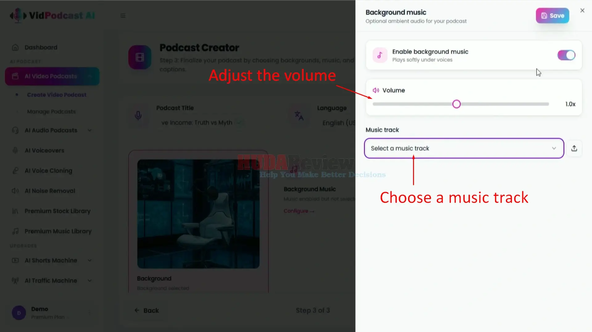 VidPodcast-AI-Demo-12-music