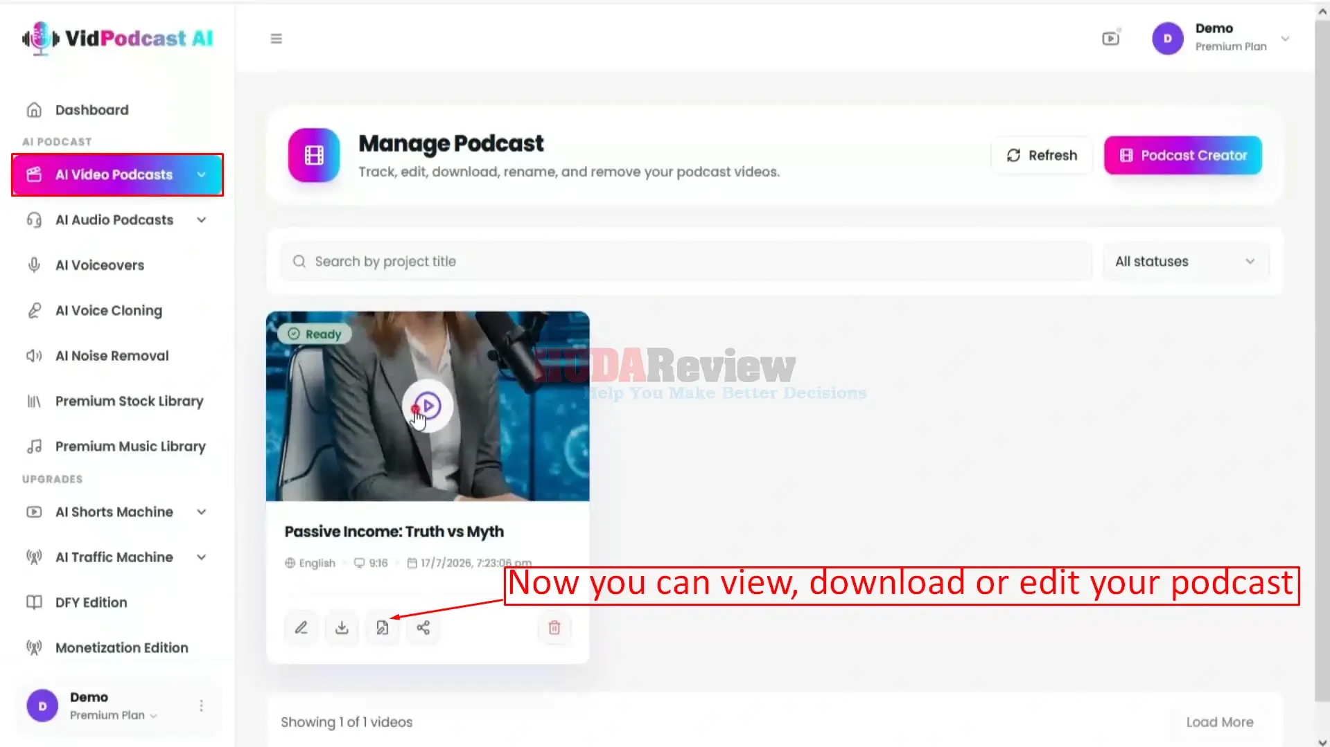 VidPodcast-AI-Demo-14-view