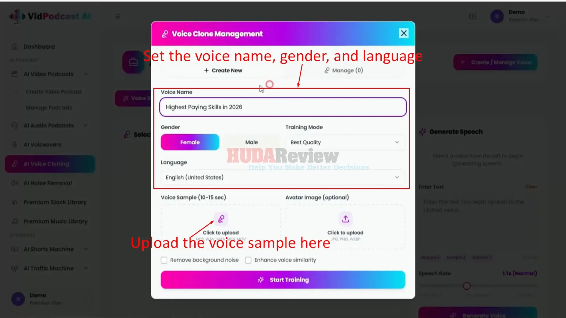 VidPodcast-AI-Demo-22-training