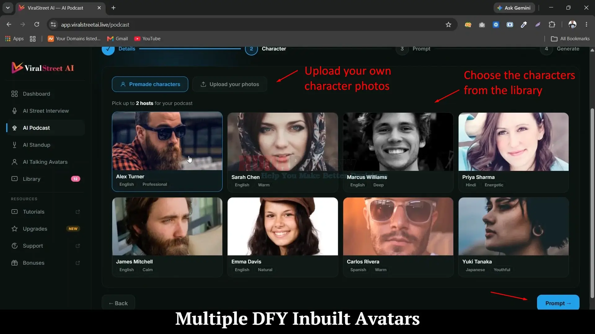 ViralStreet-AI-Demo-7-characters