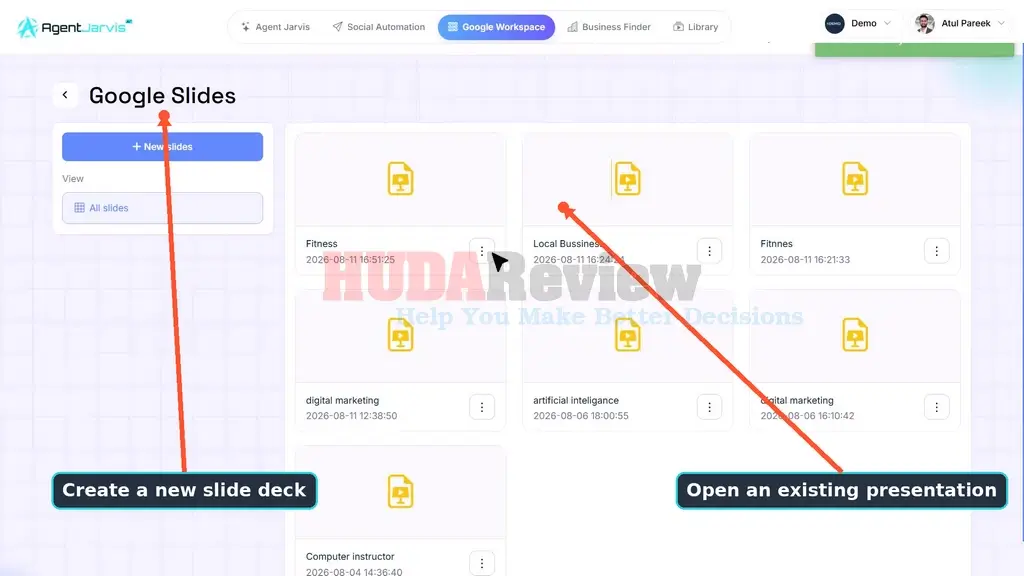 Agent-Jarvis-AI-demo-10-slides