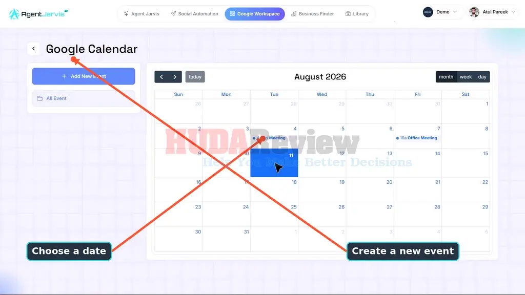 Agent-Jarvis-AI-demo-13-events