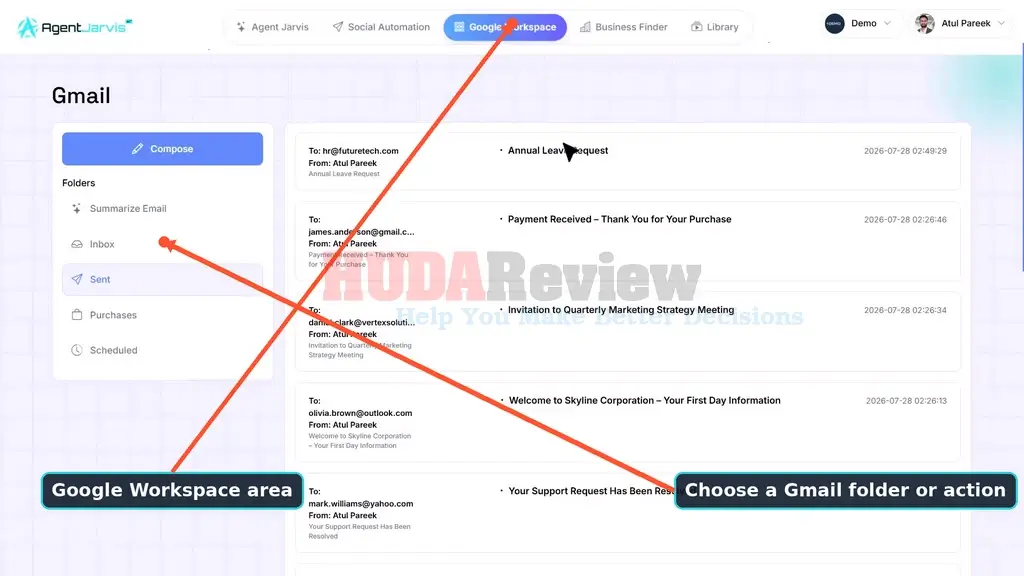 Agent-Jarvis-AI-demo-9-gmail