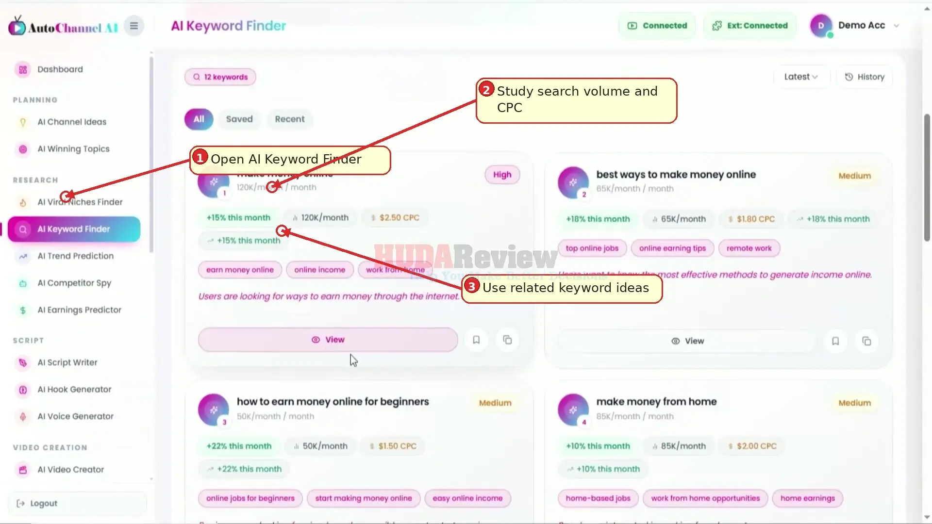 AutoChannel-AI-Demo-5-keywords