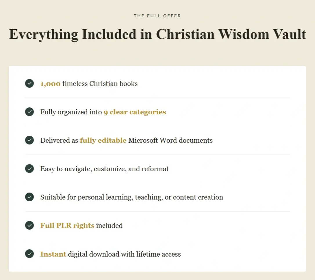 Christian-Wisdom-Vault-Recap