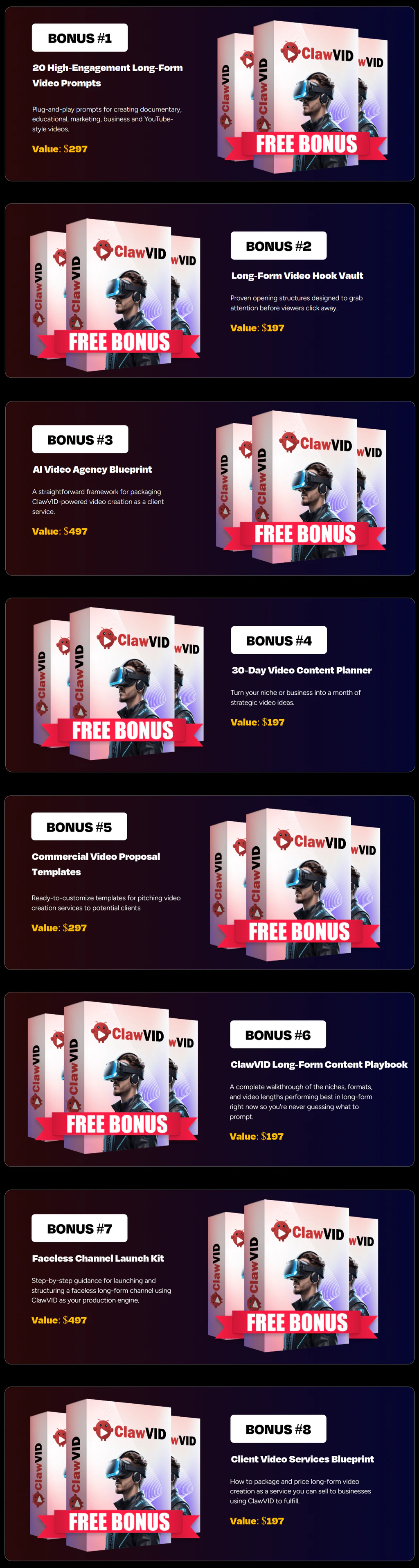 ClawVid-bonuses