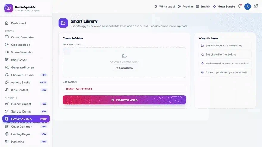 ComicAgent-ai-feature-19- Smart