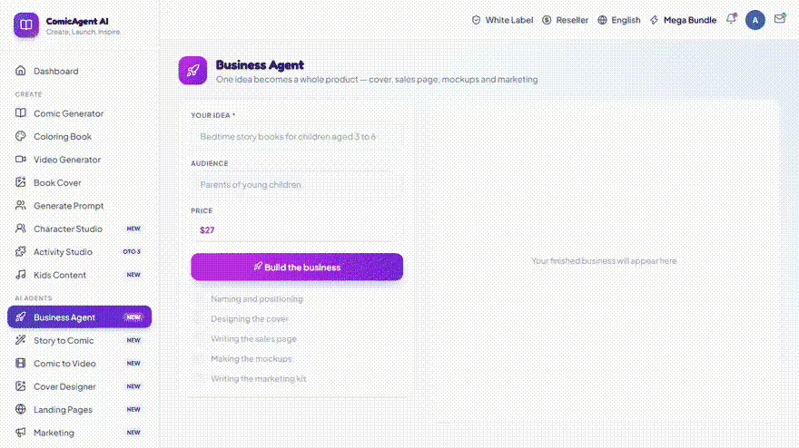 ComicAgent-ai-feature-8-Business
