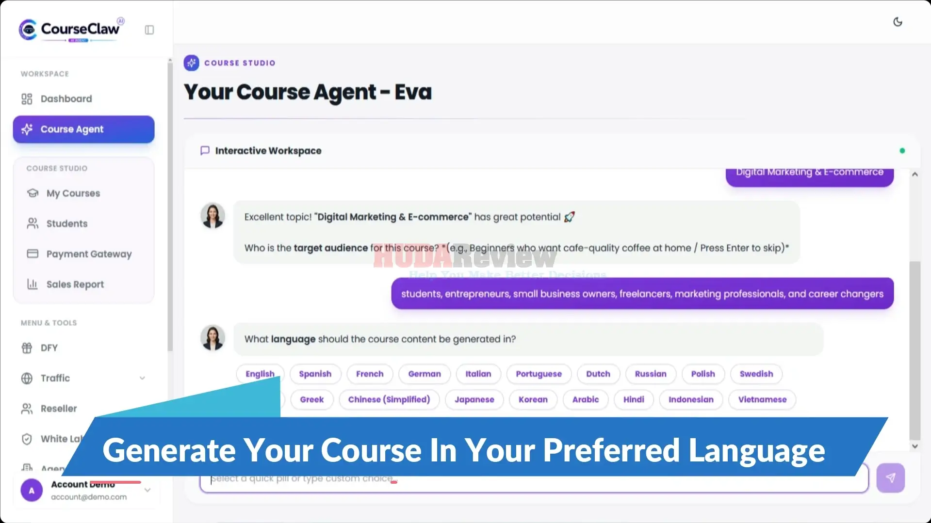 CourseClaw-AI-Demo-3-setup