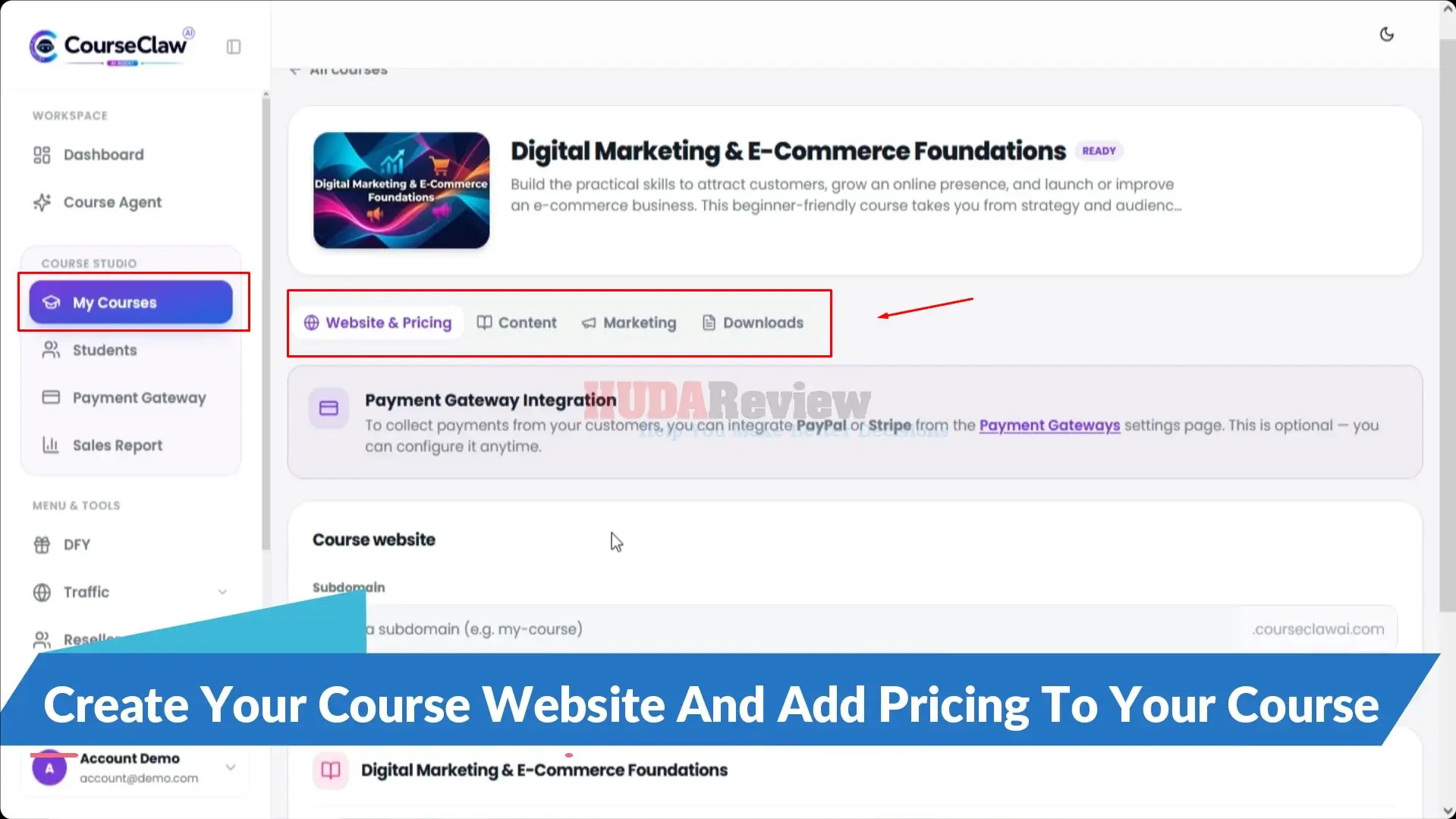 CourseClaw-AI-Demo-6-website