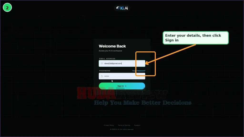 Ki3-AI-Demo-2-sign-in