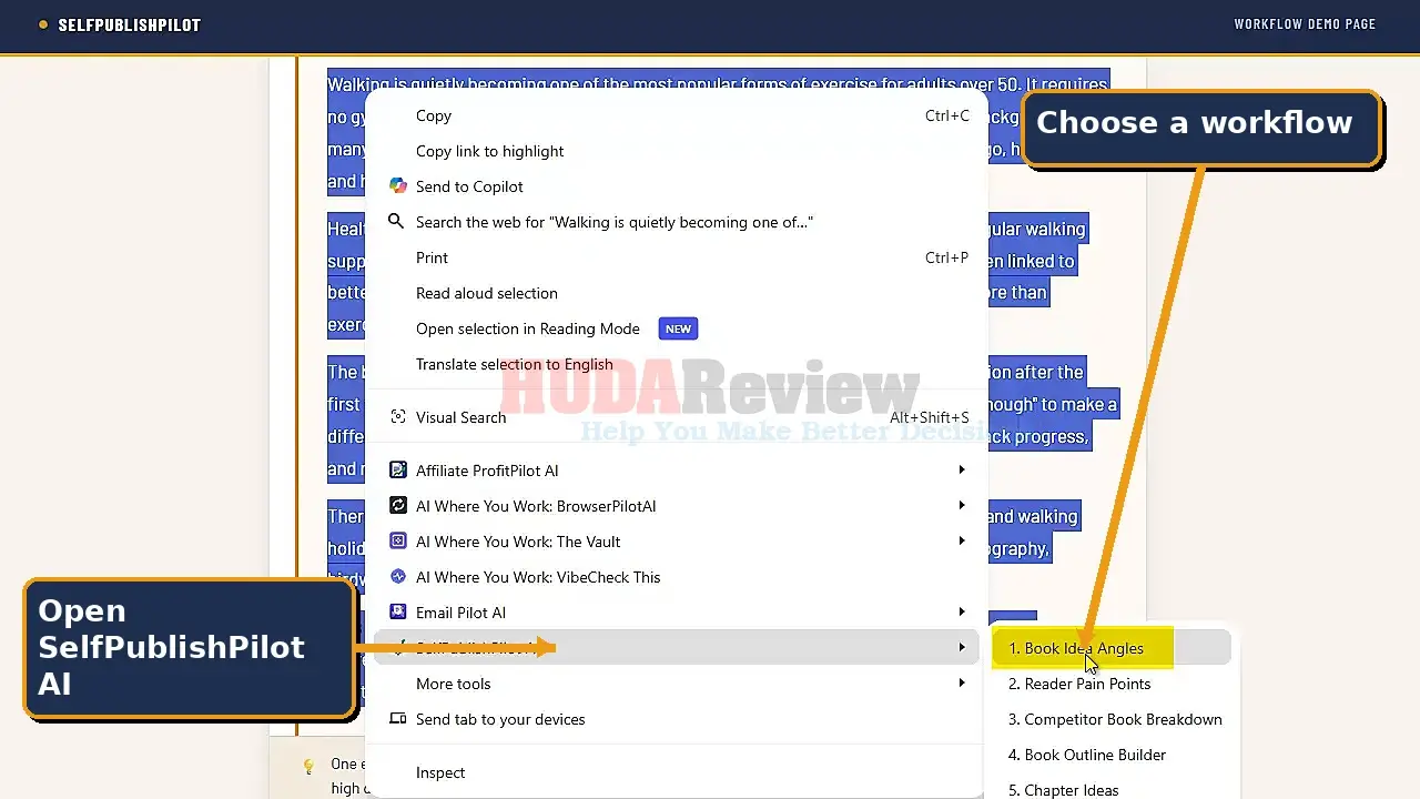 Self-Publish-Pilot-Demo-2-menu
