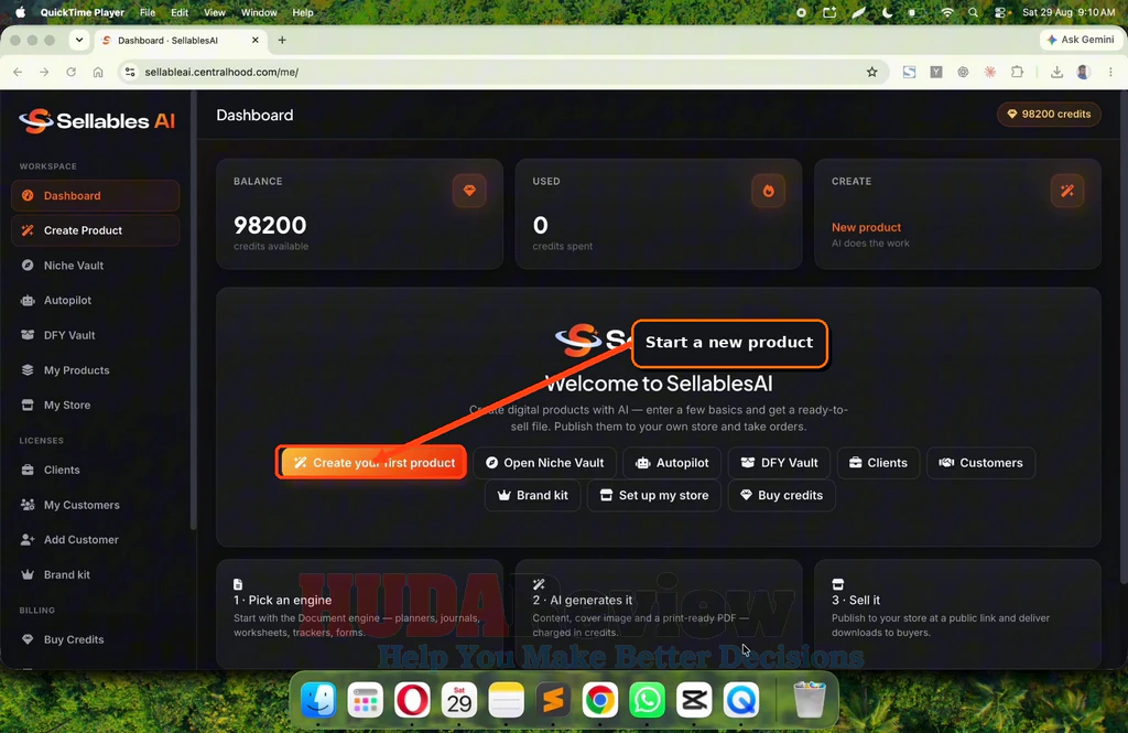 Sellables-AI-demo-2-strart