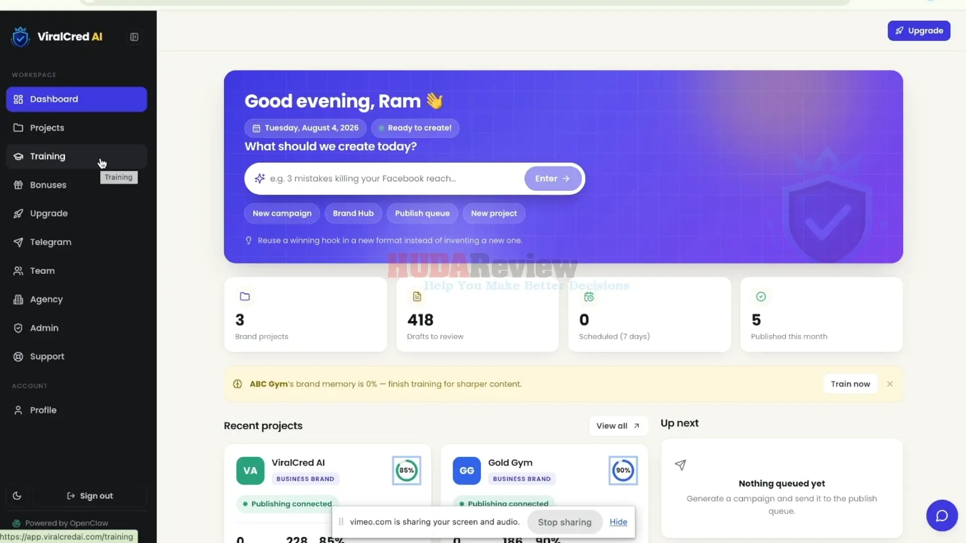ViralCred-AI-Demo-1-dashboard