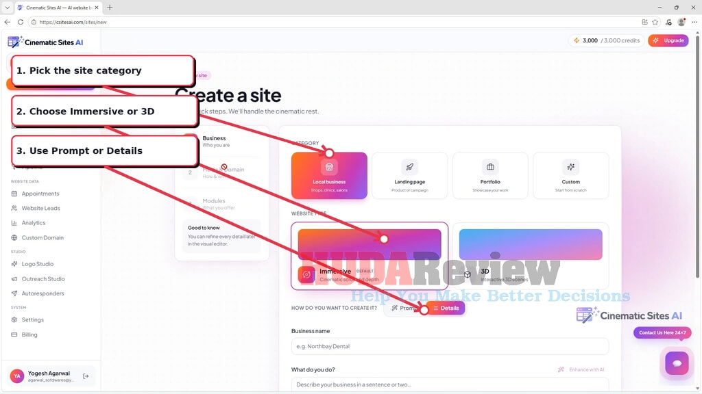 cinematic-sites-ai-step-3