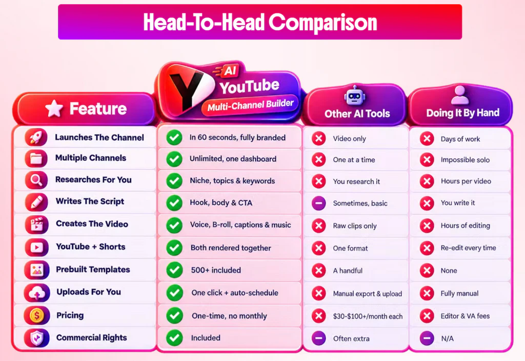 AI-YouTube-Multi-Channel-Builder-comparison