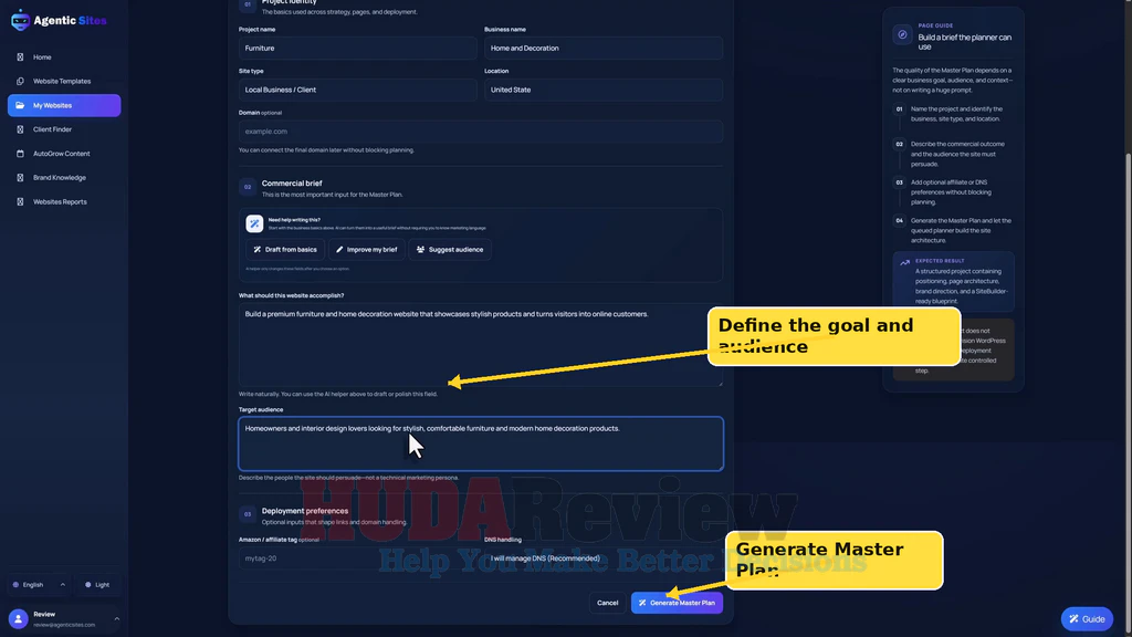 Agentic-Sites-demo-4-Define