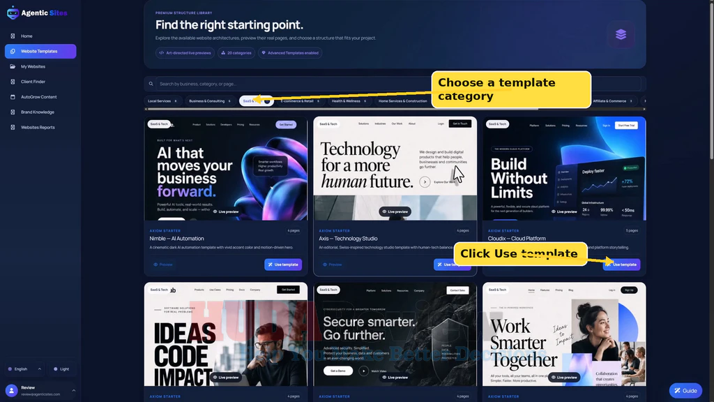 Agentic-Sites-demo-6-Template