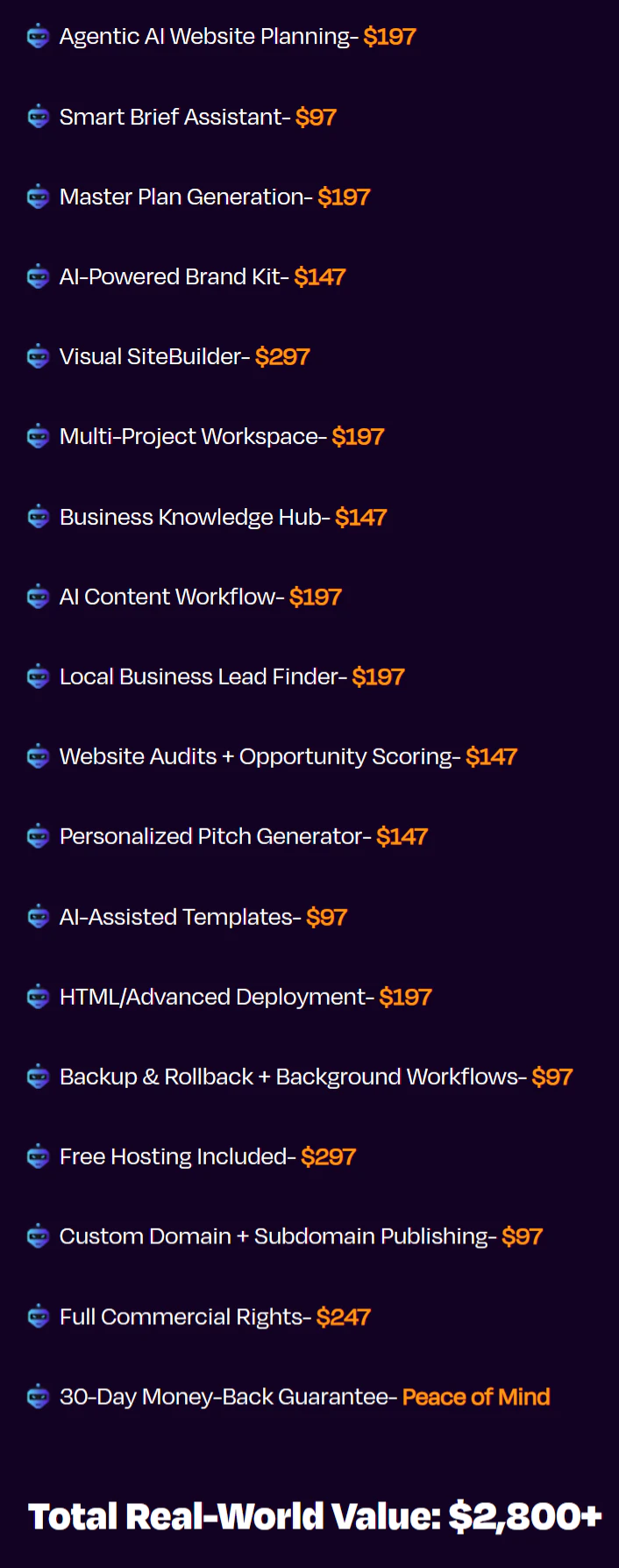 Agentic-Sites-price